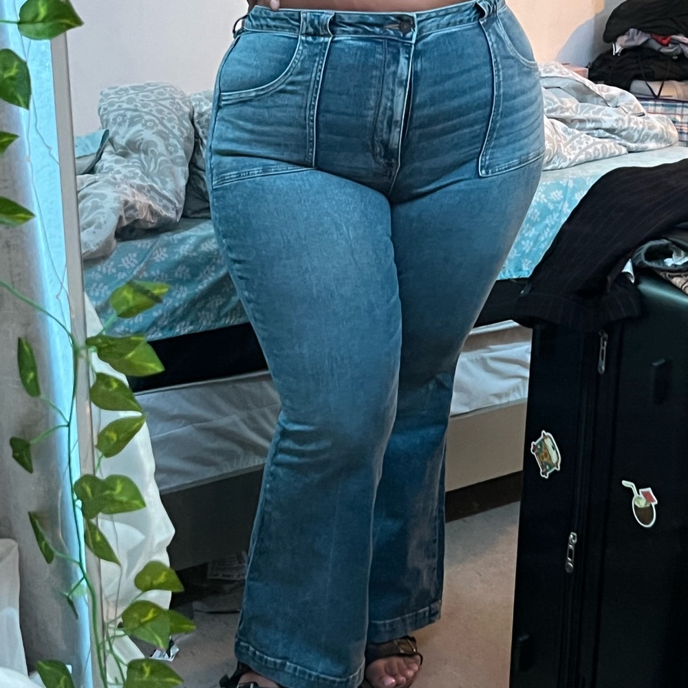 High Rise Wide Leg Jeans